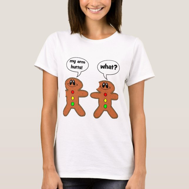 Camiseta hombre de pan de jengibre (Anverso)