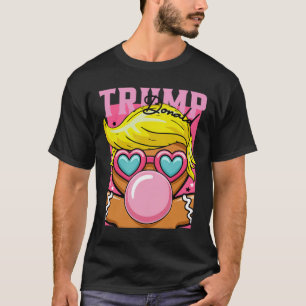 Camiseta Hombre de pan de jengibre Bubblegum Trump ondea ma