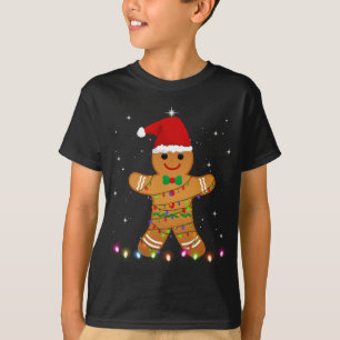 Camiseta Hombre de pan de jengibre Navidades Cookie hace fe