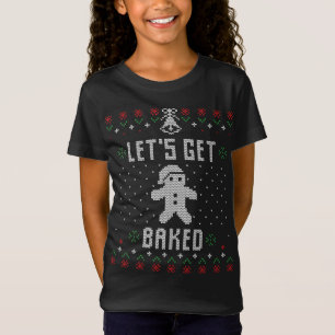 Camiseta Hombre de pan de jengibre Navidades feos sudan gra