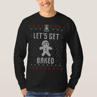 Camiseta Hombre de pan de jengibre Navidades feos sudan gra