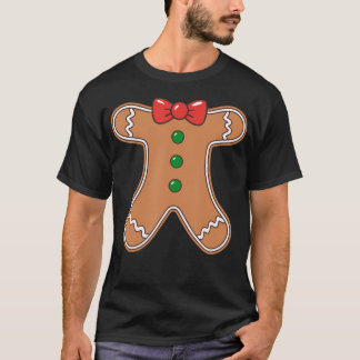 Camiseta Hombre de pan de jengibre - Niños adultos - Cookie