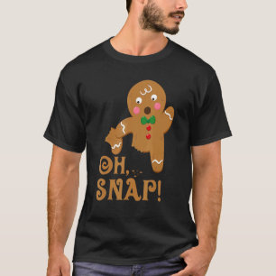 Camiseta Hombre de pan de jengibre Oh Hombre de galleta de 