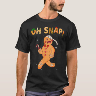 Camiseta Hombre de pan de jengibre Oh Navidades de cola Coo