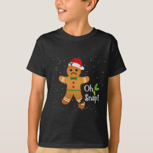 Camiseta Hombre de pan de jengibre - Oh Navidades graciosos
