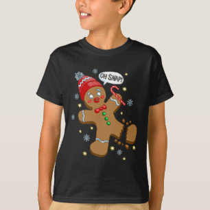 Camiseta Hombre de pan de jengibre Oh Navidades Snap