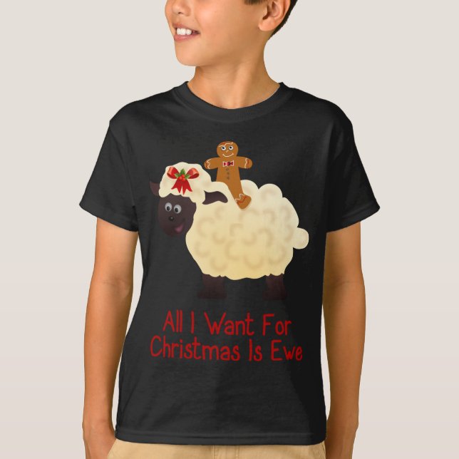 Camiseta Hombre de pan de jengibre y oveja todo lo que quie (Anverso)