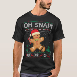 Camiseta Hombre de pan jengibre Cocina sudadera fea Oh Cris