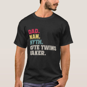 Camiseta Hombre de papá mito gemelos aburridos hacen del nu