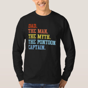 Camiseta Hombre De Papá Mito Pontoon Capitán Para Hombres 2