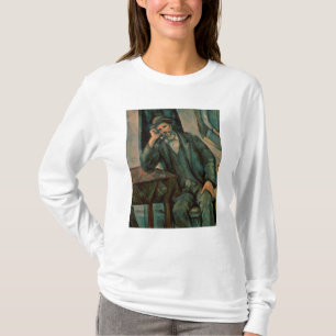 Camiseta Hombre de Paul Cezanne el que fuma un tubo