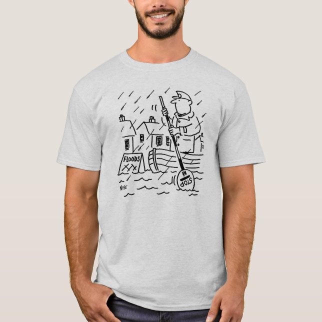 Camiseta Hombre de pop loro retuerce bote usando chupete co (Anverso)
