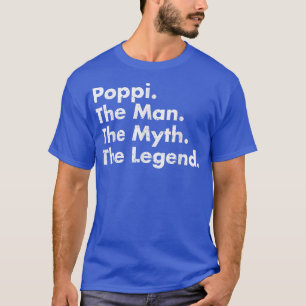 Camiseta Hombre de Poppi Mito Leyenda Padre Abuelo