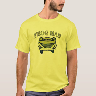 Camiseta Hombre de rana en amarillo