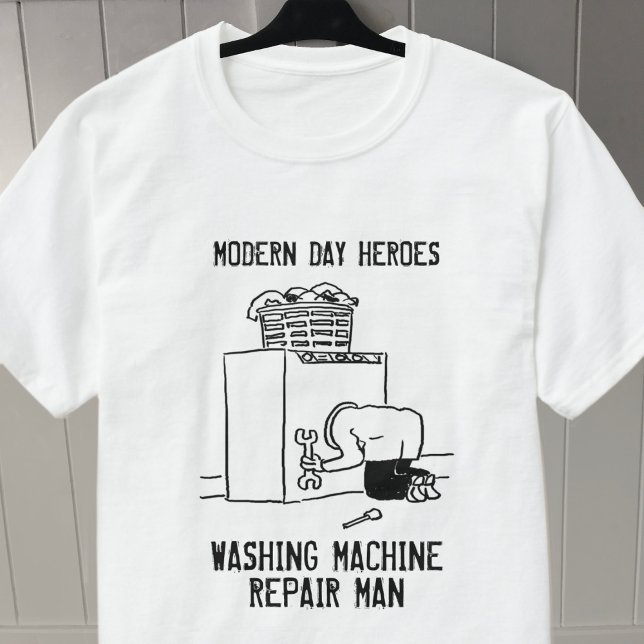Camiseta Hombre de reparación de lavadora (Subido por el creador)