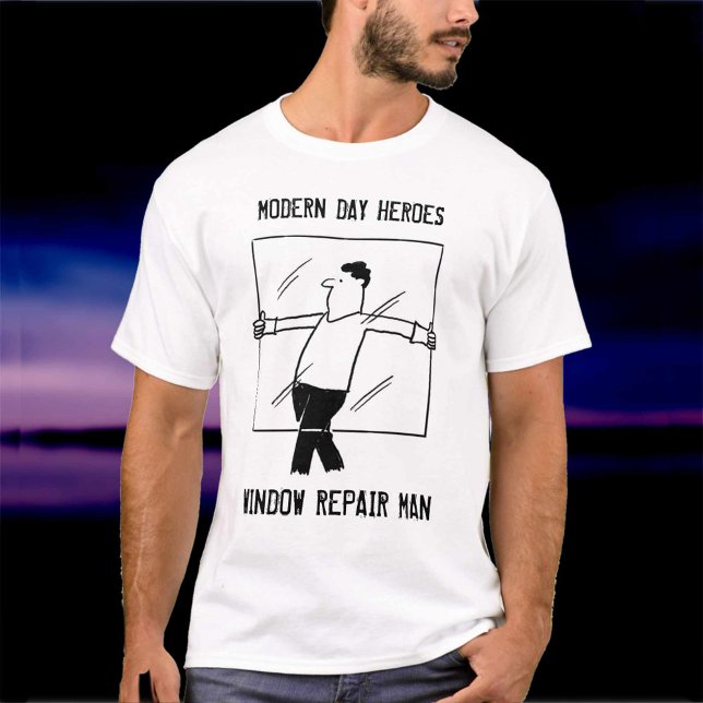 Camiseta Hombre de reparación de ventanas (Subido por el creador)