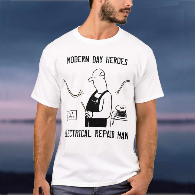 Camiseta Hombre de reparación eléctrica (Subido por el creador)