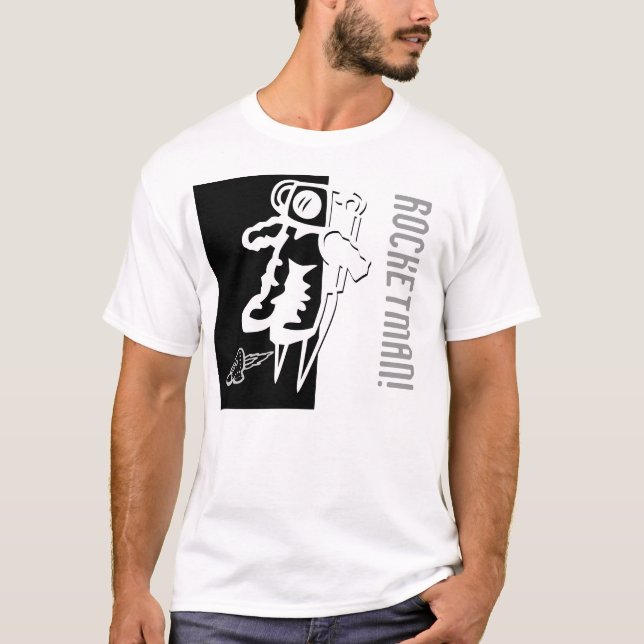 Camiseta ¡Hombre de Rocket! (Anverso)