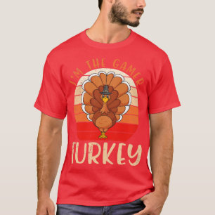 Camiseta Hombre De Turquía Baila Feliz Día De Acción De Gra