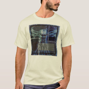 Camiseta Hombre de Vitruvian de Leonardo