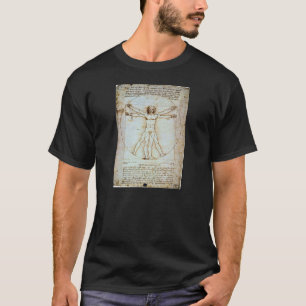 Camiseta Hombre de Vitruvian de Leonardo da Vinci