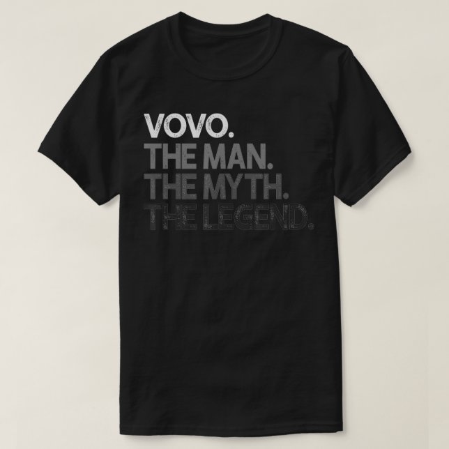 Camiseta Hombre de voz masculino La leyenda del mito (Diseño del anverso)