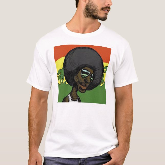Camiseta Hombre del Afro (Anverso)