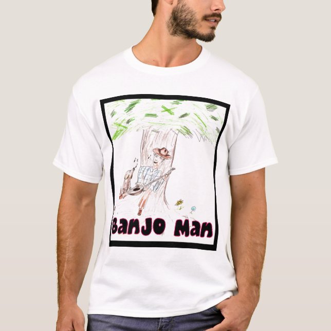 Camiseta Hombre del banjo (Anverso)
