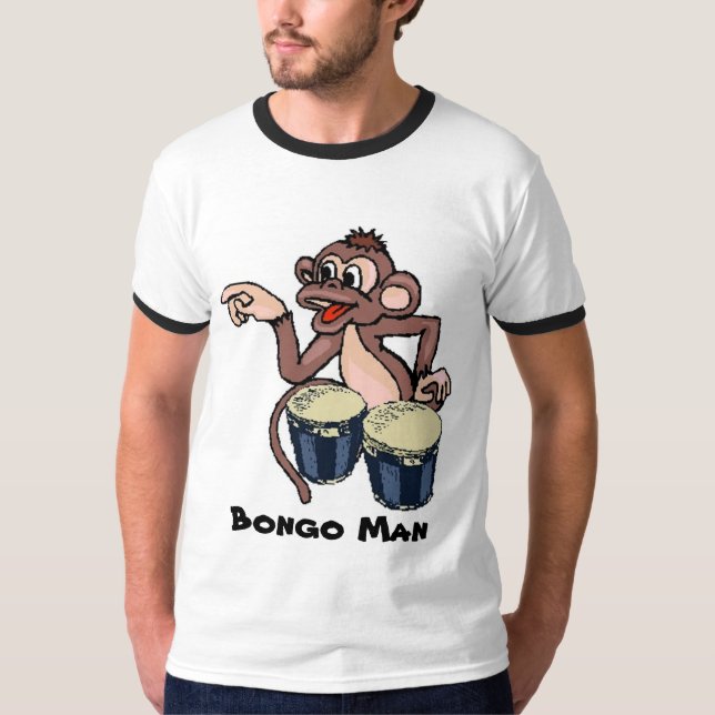 Camiseta Hombre del bongo (Anverso)