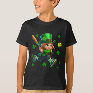 Camiseta Hombre del día de San Patricio jugando tréboles su