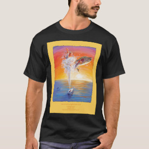 Camiseta Hombre del espacio silbido de ballena 2
