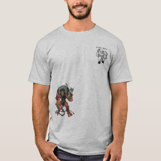 Camiseta Hombre del espolón del hombre de la bestia