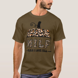Camiseta Hombre del MILF amo a la mujer graciosa de otoño L