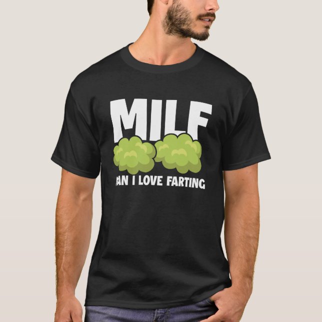 Camiseta Hombre del MILF, me encanta divertirme (Anverso)