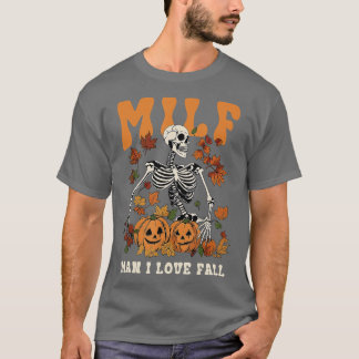 Camiseta Hombre del MILF: Me encanta la calabaza otoñal
