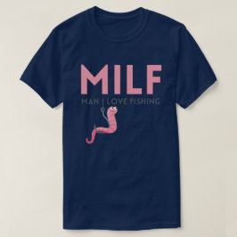 Camiseta Hombre del MILF me encanta pescar
