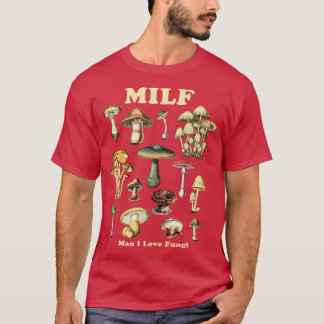 Camiseta Hombre del MILF me encantan los hongos oscuros