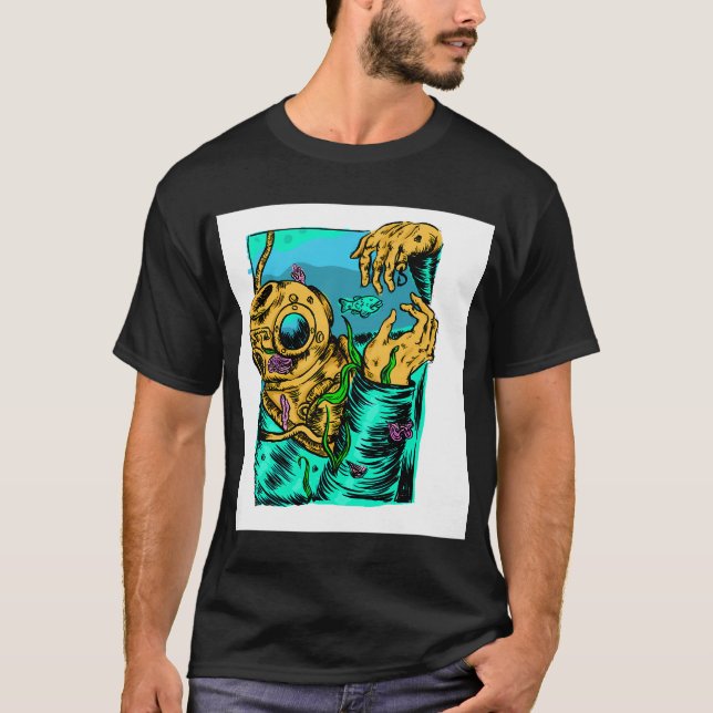 Camiseta Hombre del Océano (Anverso)