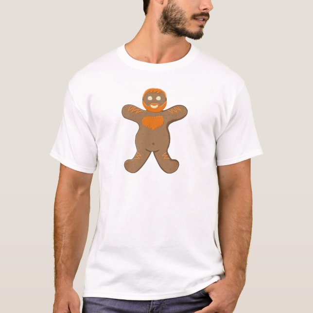 Camiseta Hombre del oso del jengibre (Anverso)