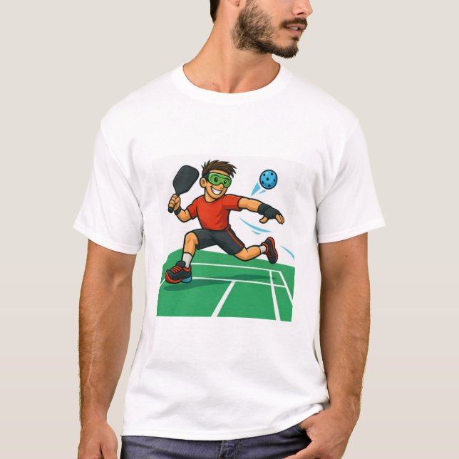 Camiseta Hombre del pickleball (Anverso)