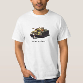 Camiseta Hombre del tanque de Plaza de Tiananmen