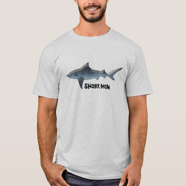 Camiseta Hombre del tiburón (Anverso)