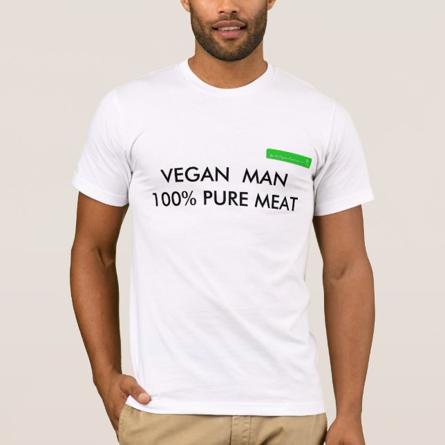 CAMISETA HOMBRE DEL VEGANO (Anverso)