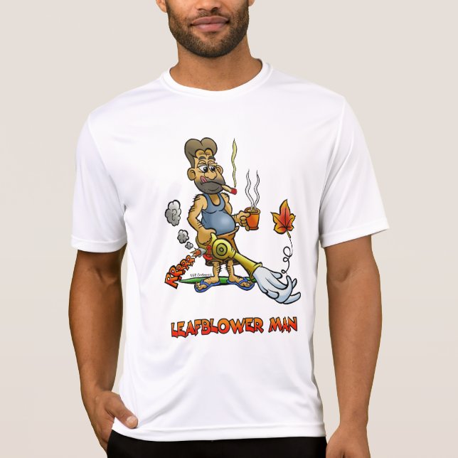 Camiseta ¡Hombre del ventilador de hoja! (Anverso)