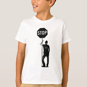 Camiseta Hombre del vintage con arte de la muestra de la