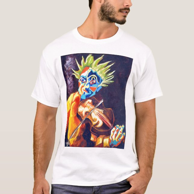CAMISETA HOMBRE DEL VIOLÍN (Anverso)