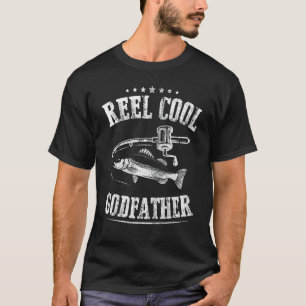Camiseta Hombre Día del Padre Carrete Genial Padrino Pesca