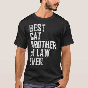 Camiseta Hombre Día del Padre Mejor gato cuñado de la ley a