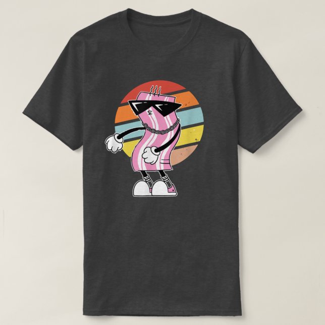 Camiseta Hombre Dieta Poder Grill Bbq Cerdo Bacon Pork Goa  (Diseño del anverso)