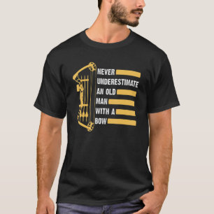 Camiseta Hombre Disparador de tiro al viejo arquero compues